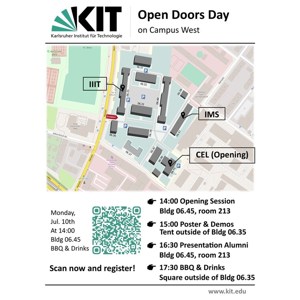 Tag der offenen Tür Campus West 2024 Timetable